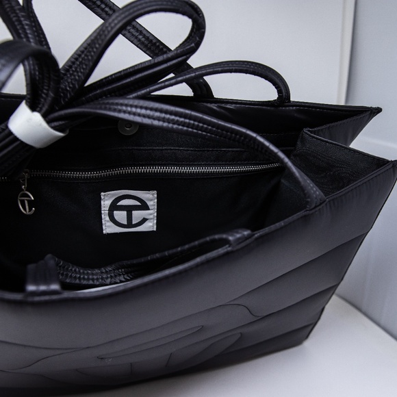 Telfar x Moose Knuckle Puff Quilted Convertible Crossbody Purse Shopper Tote Bag - Picture 5 of 5